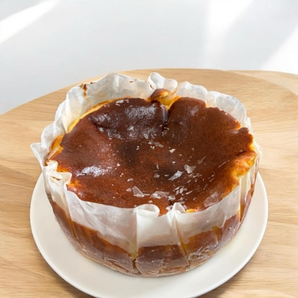 巴斯克乳酪蛋糕Basque cheesecake(蛋奶素)