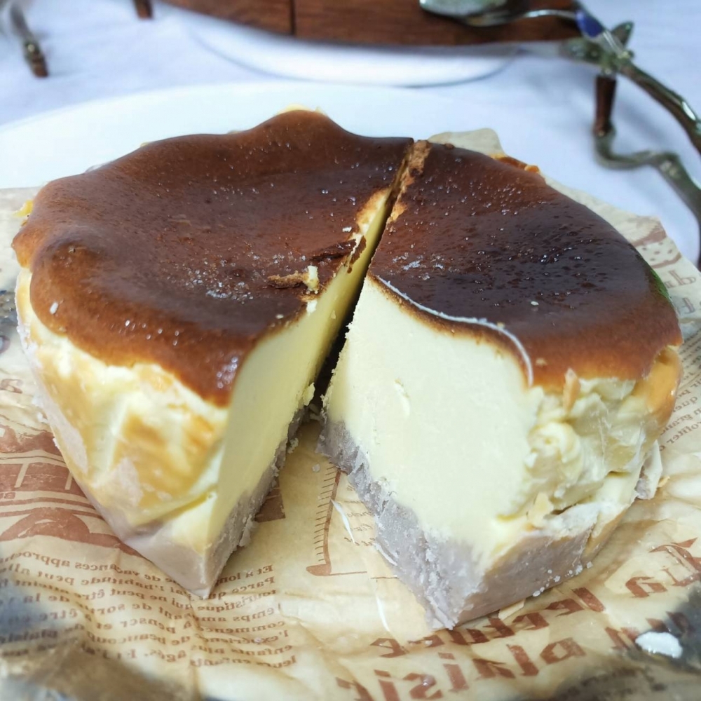 巴斯克乳酪蛋糕Basque cheesecake(蛋奶素)