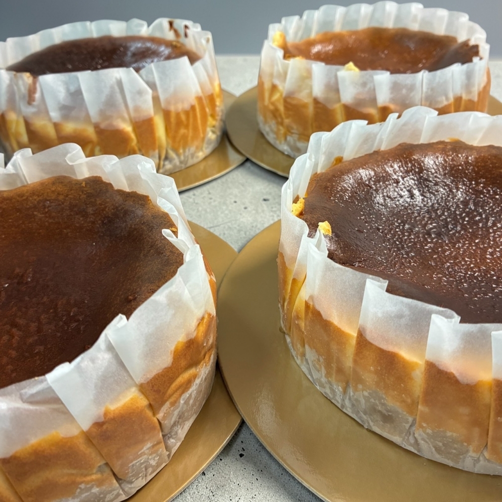 巴斯克乳酪蛋糕Basque cheesecake(蛋奶素)